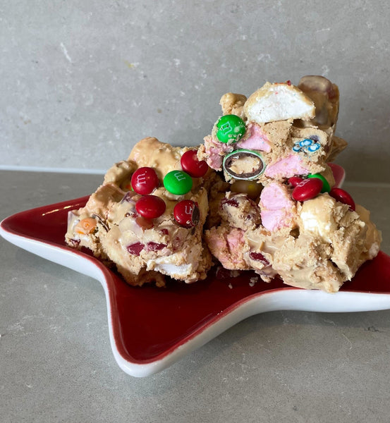 Christmas Caramilk Rocky Road